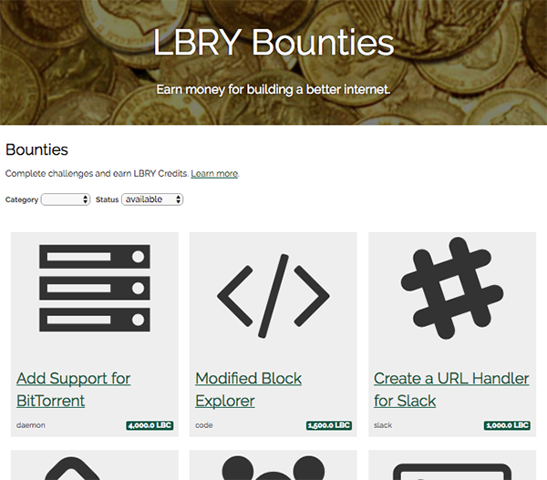 LBRY Bounties